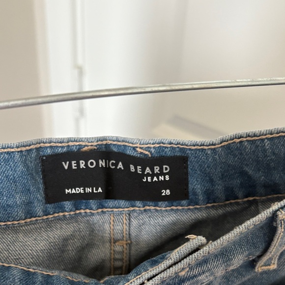 NWT Veronica Beard Grant Wide Leg Denim Jeans Size 28 - Picture 5 of 10